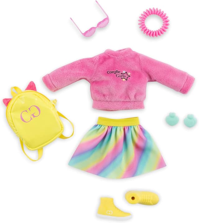 Detalle de Corolle Girls Dressing Fluo 7 Accessoires 28 cm
