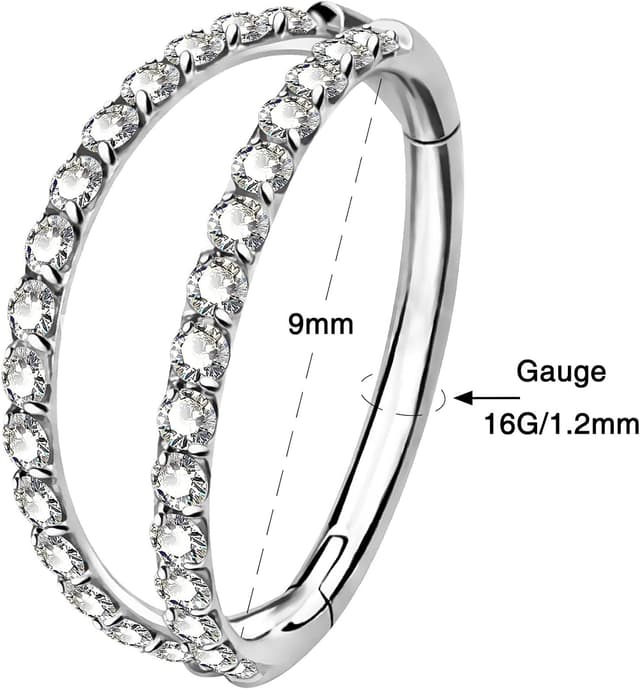 Thumbnail 4 de OUFER Boucles Helix 16G Zircone