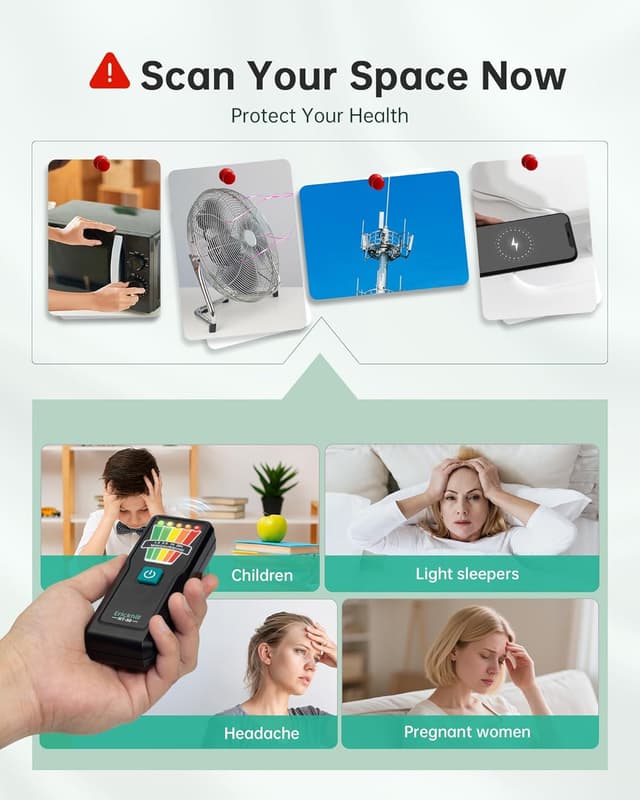 Thumbnail 6 de ERICKHILL EMF Meter 20,000 Hz handheld