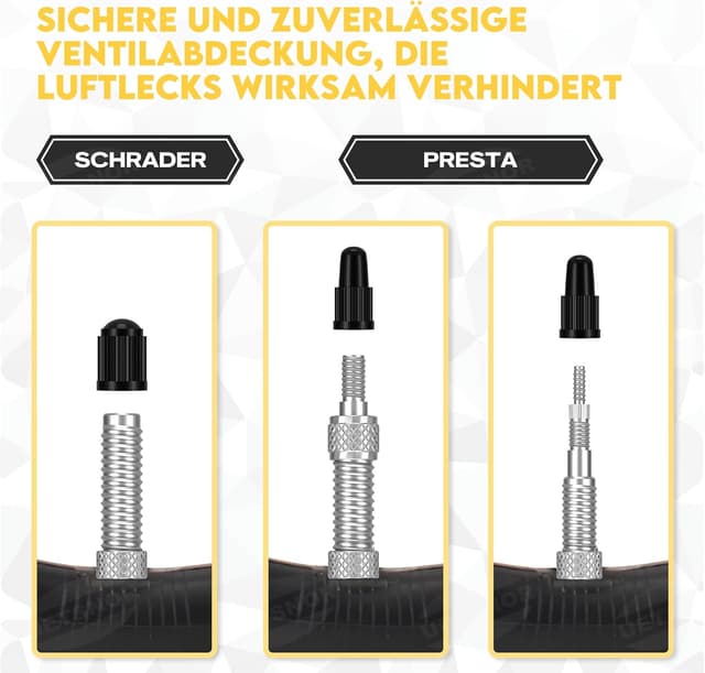Thumbnail 5 de UETSNOR Fahrradventil Adapter Set