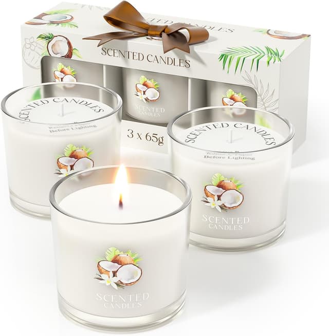 Thumbnail 6 de CHILLFLAME Men’s Scented Votive Candle Gift Set (Black, 3 pack, 200g)