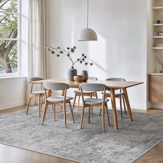 Thumbnail 6 de BEIMO Tapis extra-large 200x290 cm abstrait moderne lavable antidérapant à poils courts