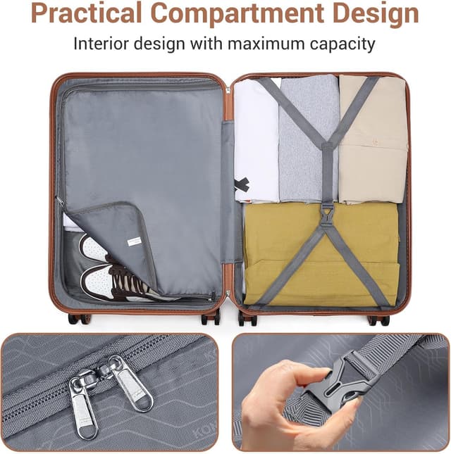 Thumbnail 6 de Kono Fashion Hand Luggage 28" Trolley