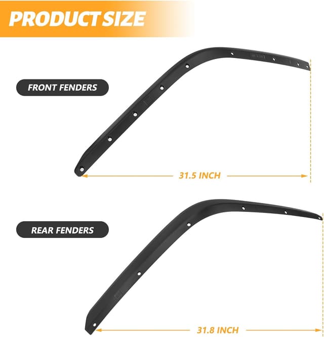 Thumbnail 6 de Fender Flares for Jeep Gladiator JT 2020-2024 🚙