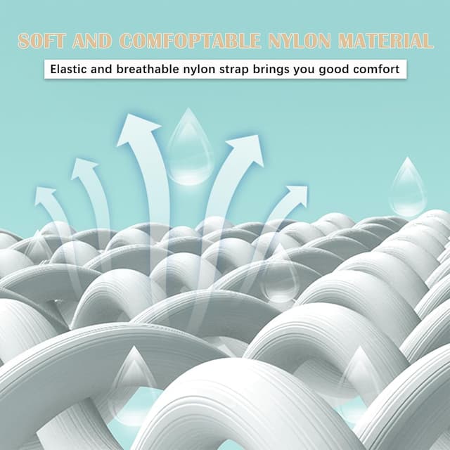 Detalle de RoYiio Nylon-Armband (20 mm) für Amazfit Active 2 Square/Active 2 & weitere Modelle – Würzige Orange