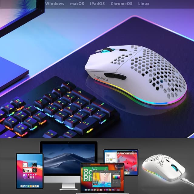 Detalle de CROSS ZEBRA T66 Gaming Mouse 3600 DPI