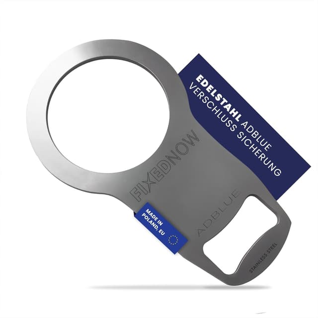 Detalle de FIXEDNOW FixedNow AdBlue chiusura fusibile in acciaio inox (tappo antifurto) per Fiat Ducato, Peugeot Boxer e Citroën Jumper