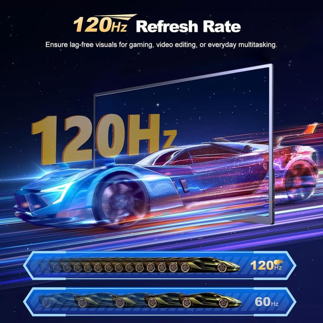 Detalle 2 de CUIUIC 18.5 Inch portable monitor 120Hz 1080p