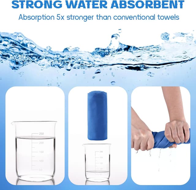 Detalle 2 de Microfibre towel 2 pack 160x80cm keyword