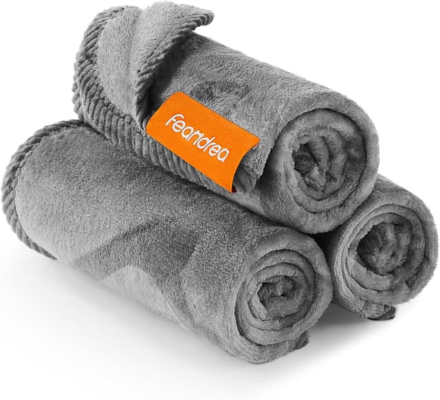 Detalle de Feandrea PPB011G01 60 x 40 cm cat blankets 3-pack