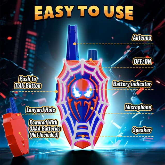 Detalle 2 de Mirthigig kids walkie talkies 600 m