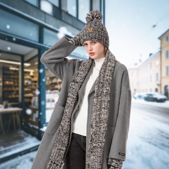 Thumbnail 5 de INSISMY Packs Bonnet Écharpe et Gants