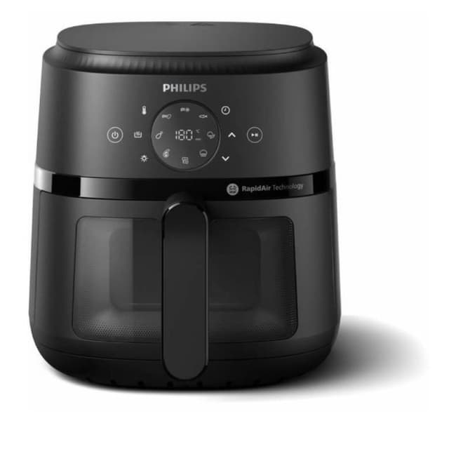 Detalle de Freidora de aire Philips 2000 NA220/00 de 4,2 L y 1500 W con ventana y 9 programas