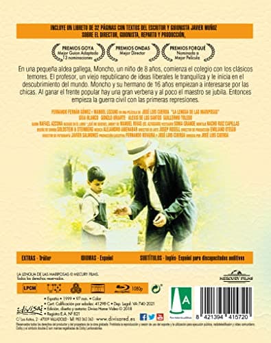 Detalle de La lengua de las Mariposas Ed. Especial 32 pág. 🎬