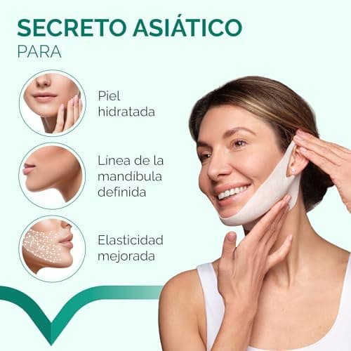 Thumbnail 1 de PLANTIFIQUE Mascarilla Colágeno V-Line 🧖♀️ 5 Unidades