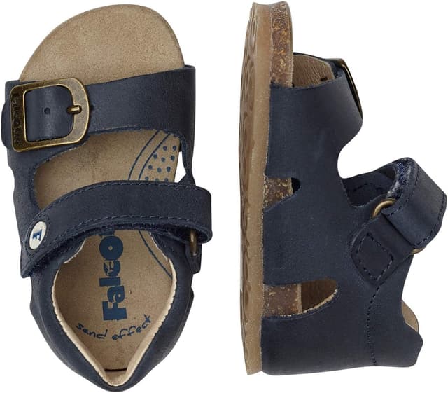 Detalle 2 de Falcotto bea Sandalen aus Leder mit Klettverschluss und Schnalle