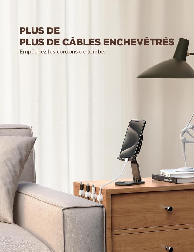 Thumbnail 6 de Joyroom Organisateur câbles magnétique 6 pcs