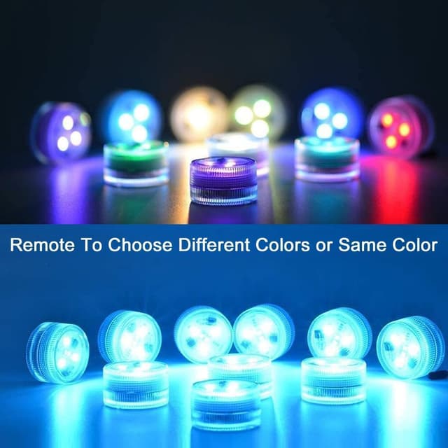 Detalle de RGB LED Teichbeleuchtung 10er Set