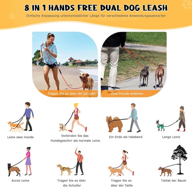 Thumbnail 6 de Eyeleaf Hundeleine 3 m Umhängeleine