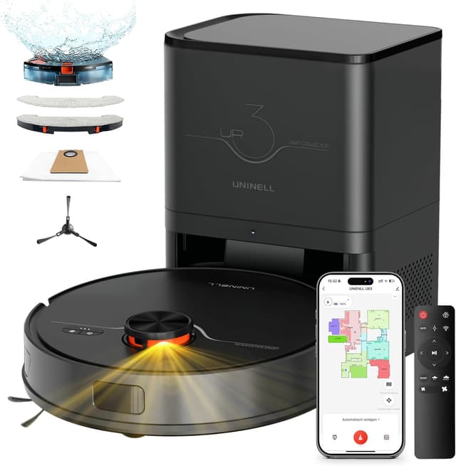 Detalle de uninell UR3 Staubsaugerroboter 7000 Pa