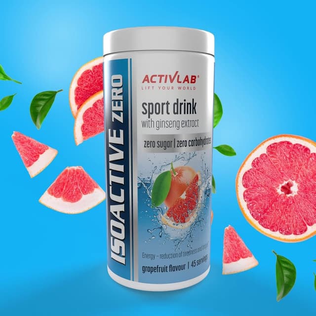 Detalle 2 de ISOACTIVE ZERO Grapefruit, zuckerfrei, 225 g