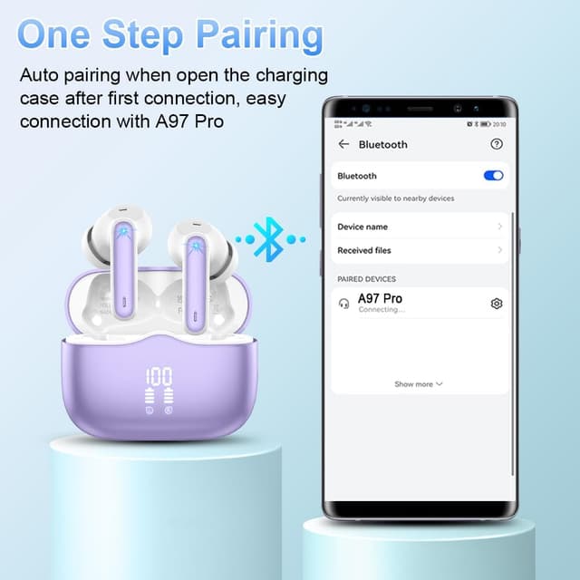 Thumbnail 4 de xinwld A97 Bluetooth Kopfhörer