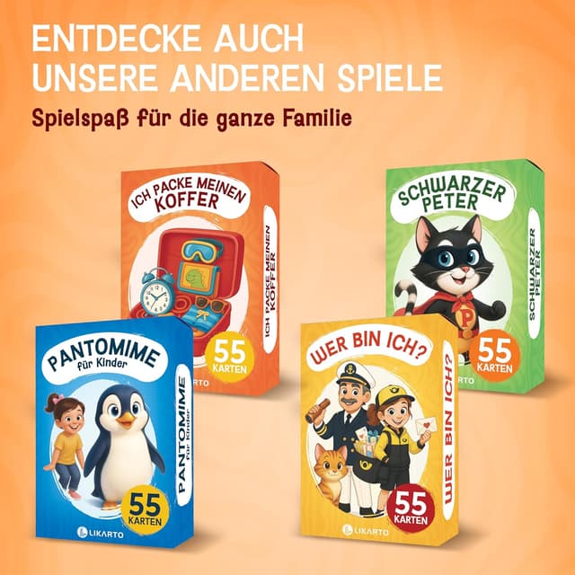 Thumbnail 5 de LIKARTO Ich packe Meinen Koffer Spiel – Lernspiel 4–9 Jahre