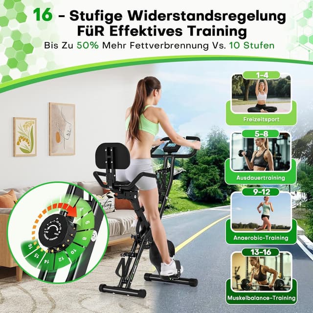 Detalle 2 de SLUNSE 2026 Heimtrainer mit 10 Stufen