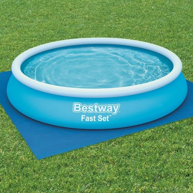 Detalle de Bestway 58002-6 tappetino base per piscina fuori terra fino a 366 cm (3,96 x 3,96 m)