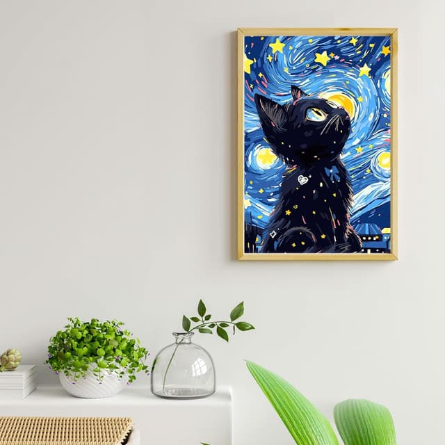 Detalle 2 de Gelrovaled Malen Nach Zahlen 20x30 cm gerahmt