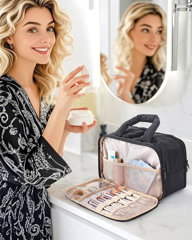 Thumbnail 6 de BAGSMART Travel Toiletry Bag 30x18.5x21cm