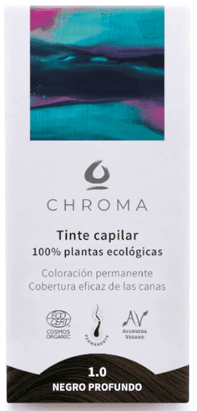 Imagen de Chroma Tinte Capilar Natural Negro Profundo 1.0 🌿 500g en OfertitasTOP