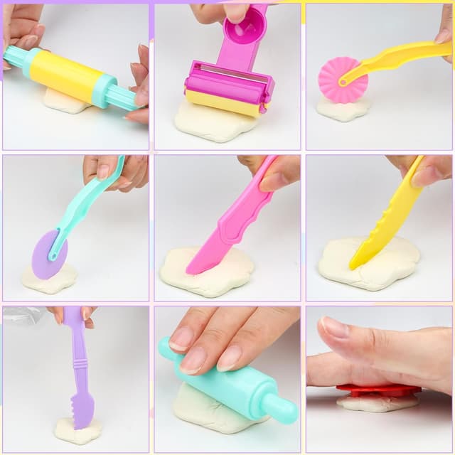 Detalle de DOITEM Clay and Dough Tools 29 piece set