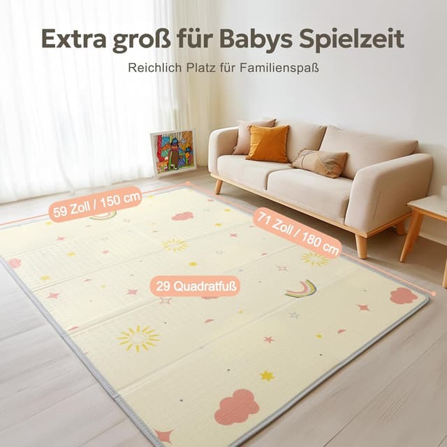 Thumbnail 4 de Mallify Krabbelmatte 180x150x1,5cm