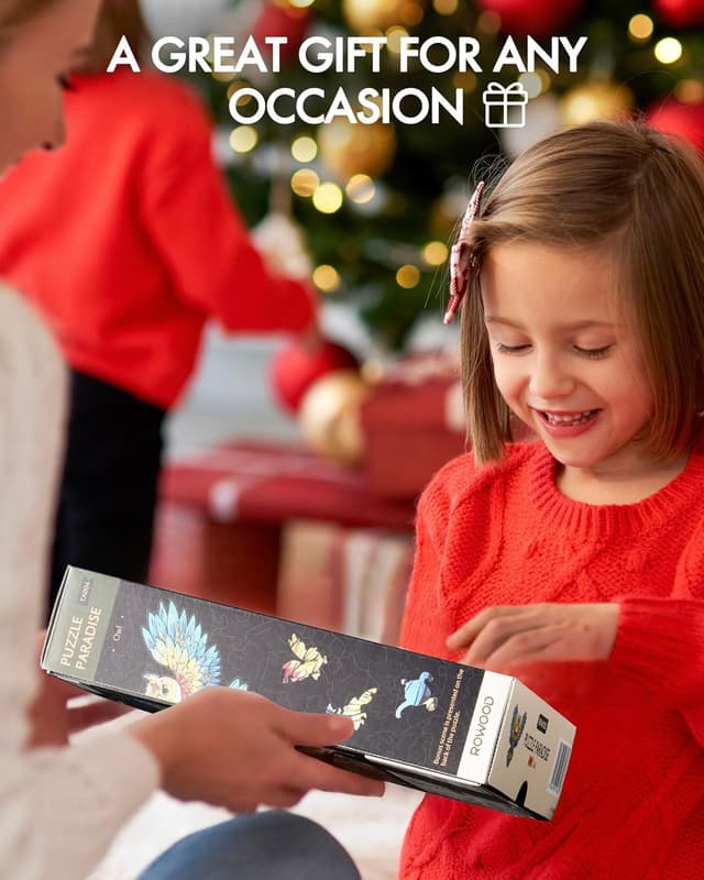 Thumbnail 6 de ROBOTIME Wooden Jigsaw Puzzle Owl 200pcs