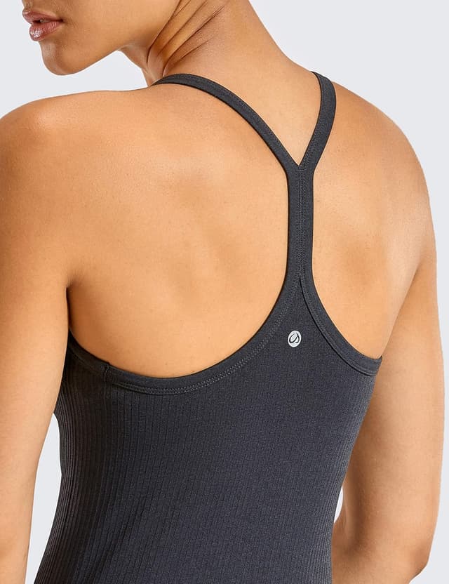 Detalle de CRZ YOGA débardeur dos nageur rembourré avec soutien-gorge intégré pour femme