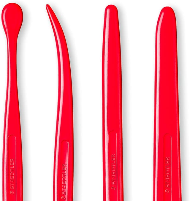 Detalle de STAEDTLER Modellierwerkzeug FIMO 8711 – Etui mit 4 Modellierstäben