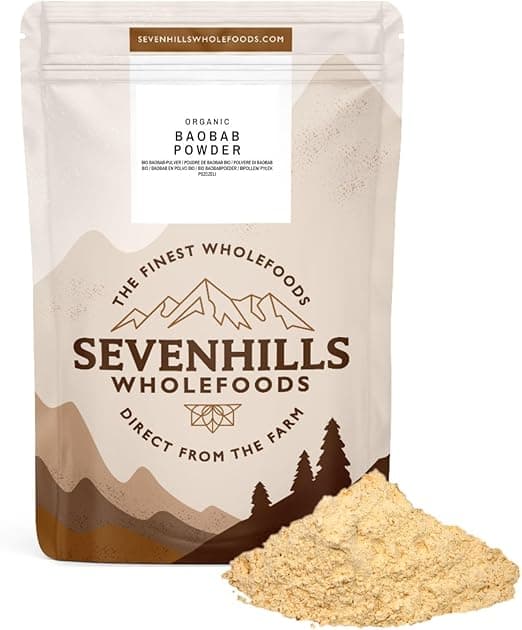 Imagen de Sevenhills Wholefoods Baobab en Polvo Orgánico 1kg 🍃 en OfertitasTOP