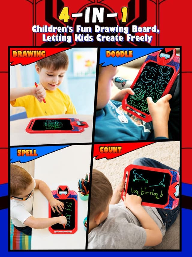 Detalle de Fullware 10 Inch Hero Series LCD Writing Tablet for Kids (pressure-sensitive, 1-key erase, screen lock)