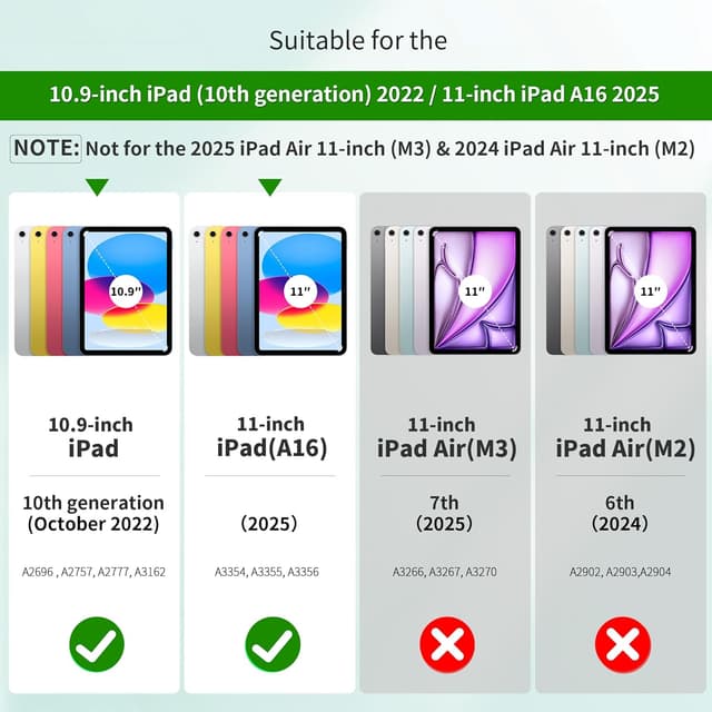 Thumbnail 1 de CACOE iPad A16 case 11th/10th Gen