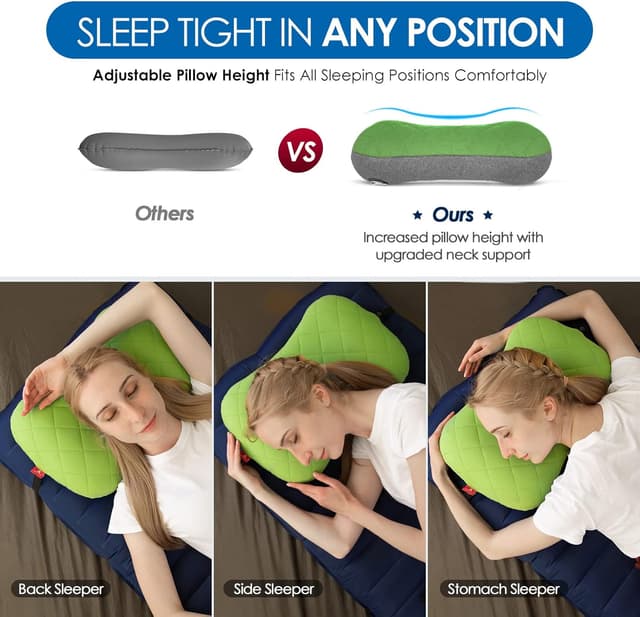 Thumbnail 1 de Hikenture Camping Pillow with 1-click valve