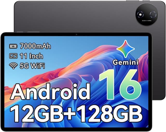 Detalle de TECLAST P50T 11-inch Android 16 tablet with 90Hz IPS, 12GB RAM/128GB and 5G Wi‑Fi