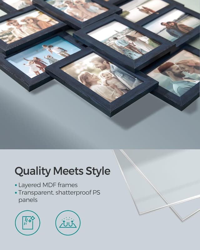 Detalle 2 de SONGMICS Picture Frame Collage 10