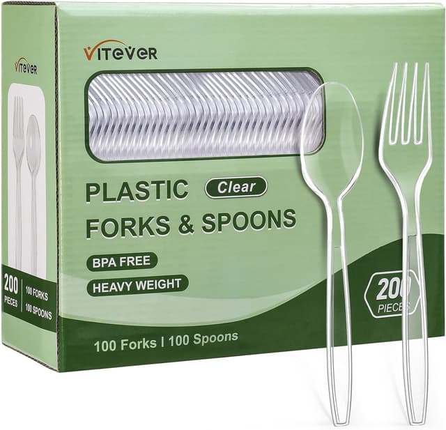 Imagen de Disposable Silverware 200 Count ๐ด en OfertitasTOP