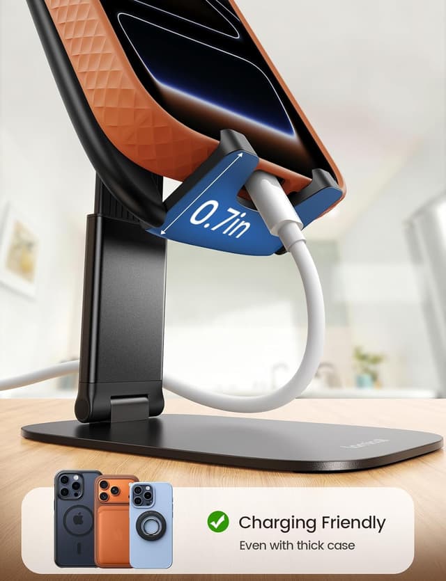 Detalle de Lamicall Cell Phone Stand, height adjustable 8"