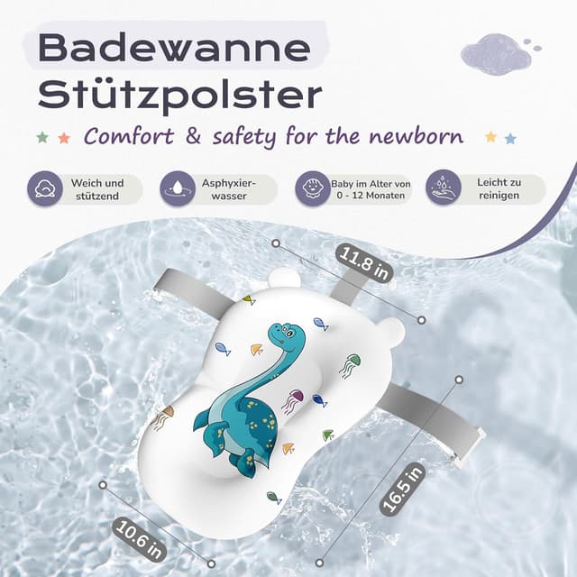 Thumbnail 4 de COOSEYA Baby Badewanne 0–18 Monate