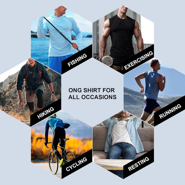 Thumbnail 5 de LiKing Debardeur Homme Coton respirant S-2XL