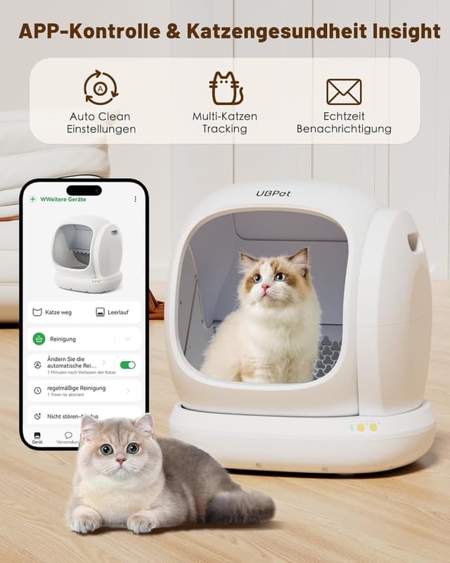 Thumbnail 4 de Selbstreinigende Katzentoilette mit niedrigem Einstieg 🚽