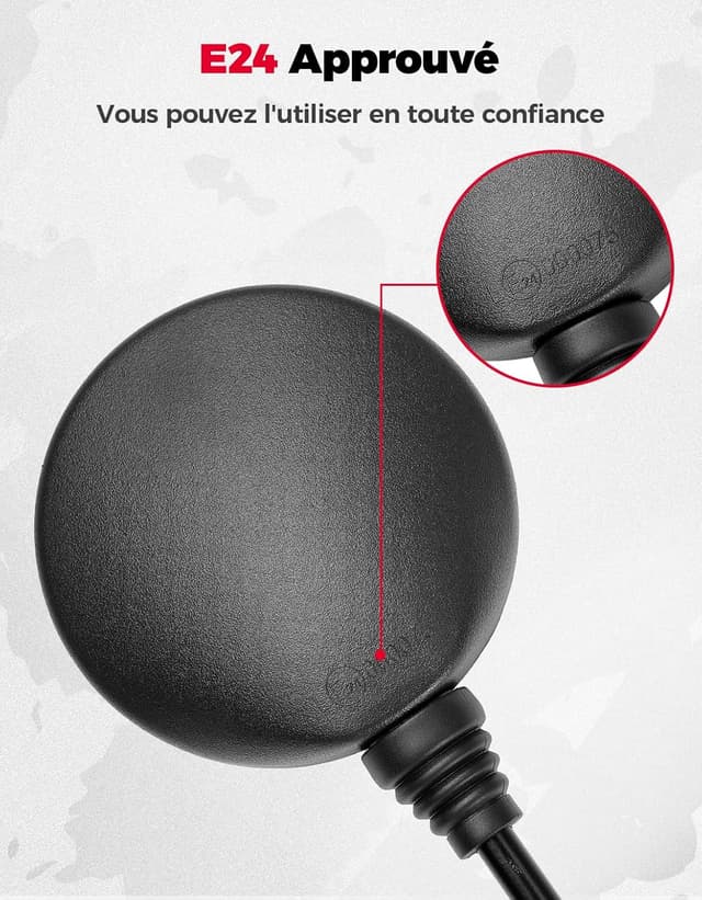 Thumbnail 1 de KEMIMOTO Rétroviseurs universels 5,5 pouces pour moto