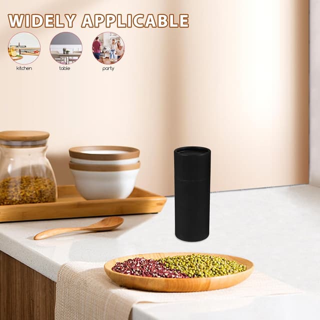 Detalle de TOVINANNA 30ml kraft paperboard tubes with lids (10-pack) for essential oils, tea and DIY crafts